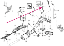 LAMBDA SOND Rear Volvo 31480948