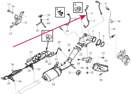 LAMBDA SOND Rear Volvo 31480948 (OEM)