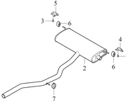 REAR SILENCER Volvo 31493464