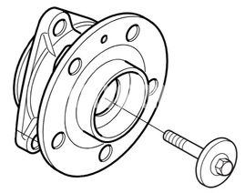 Ložisko/náboj předního kola CMA XC40 (OEM)