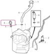 Water Reservoir LEVEL WARNER SENSOR Volvo 32430609 (OEM)