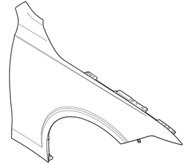 Front FENDER Right Volvo 32277178 (OEM)