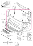 BUMPER COVER Volvo 39817458 (2010-)