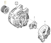 PULLEY Volvo 30644031