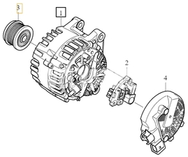 PULLEY Volvo 30644031 (OEM)