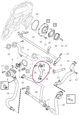 HOSE Volvo 30713530 (OEM)
