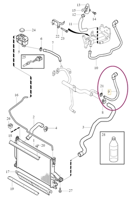 HOSE Volvo 30745337 (OEM)