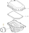 AIR INLET Volvo 30792195 (OEM)