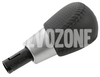 Gear shift lever knob Volvo 31259340 // charcoal leather R-DESIGN (OEM)