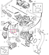 Snímač tlaku výfukových plynů před DPF 4 válec (2014-) 2.0 D2/D3/D4/D5 P1 P3 SPA/CMA (OEM)