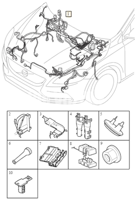 CABLE HARNESS Volvo 31343881 (OEM)