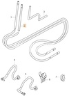 Zpětná palivová hadička 1.6D/1.6D2/2.0D motor - palivová nádrž P1 C30/C70 II/S40 II/V40 II(XC)/V50 (OEM)