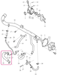 Cooler HOSE Outlet Volvo 31439474