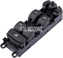 Ovladač stahování oken P3 (nový design) S80 II/V70 III/XC70 III, P1 V40 II(XC) strana řidiče (OEM)