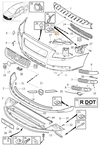 Headlight BRACKET Right Volvo 30796388 (OEM)