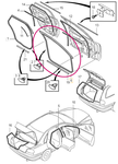 SEALING STRIP, L.H Volvo 30899957