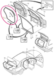 SEALING STRIP, R.H Volvo 30899983