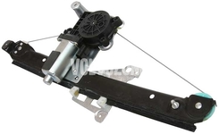 Mechanismus stahování zadního levého okna P2 S60/S80/V70 II/XC70 II s elektromotorem, strana za řidičem