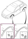MUDGUARD WIDENER Front Right Volvo 31283125 (OEM)