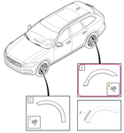 Rear MUDGUARD WIDENER Rear Right Volvo 31420852