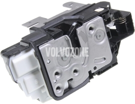 Zámek zadních dveří, levý P1 V40 II(XC) s/bez Keyless, bez Deadlock, manuální dětská pojistka zámku (Variant code L201, L302) (OEM)