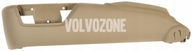 Boční kryt sedadla řidiče P2 (2007-) XC90 el. ovládání, barva béžová / mocca-hnědá (OEM)
