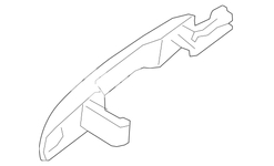 DOOR HANDLE Front/Rear/Left/Right Volvo 39849155