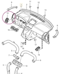 AIR OUTLET Left Volvo 39898049