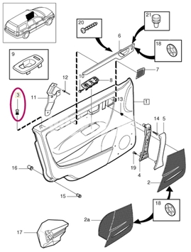 BUSHING Grey Volvo 39978889 (OEM)