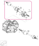 AXLE SHAFT Right, EXCH Volvo 36003111 // M66