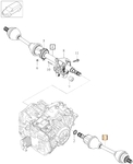 Poloos levá 1.5 T3/T4, 2.0 T4, 2.0 D2/D3 P3 (2016-) S60 II/V60/V70 III převodovka TF-71SC
