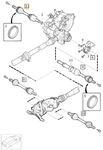 Poloos levá 2.5T/D5 P2 (-2006) XC90 převodovka M66 AWD