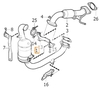 DPF filtr 1.6D P1 C30/S40 II/V50 P3 S80 II/V70 III