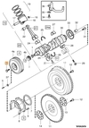 Šroub řemenice klikového hřídele 2.5 TDI P80 S70/V70, P2 S80/V70 II