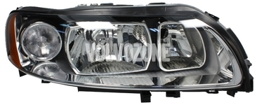 Světlomet pravý P2 S60 (2005-) H7 s motorkem