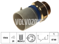 Teplotní spínač ventilátoru chladiče 1.9TD/DI S40/V40 (2 póly - vozidla bez klimatizace)