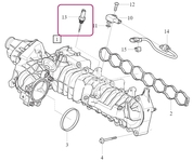 TEMPERATURE SENSOR Volvo 30668640