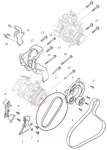 Drážkový řemen 3PK 4 válec Mild Hybrid B3/B4/B5/B6 SPA/CMA