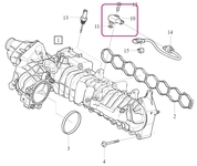 PRESSURE SENSOR Volvo 31493966