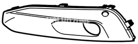 COVER PLATE Left Volvo 32227347 (OEM)
