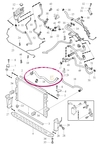 RADIATOR HOSE Volvo 32249283 (OEM)