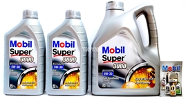 Motorový olej pro motory Volvo 2.4D/D5 (-2006) P2 bez DPF - Mobil Super 3000 X1 Formula FE 5W-30 6L
