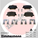 Zadní brzdové destičky (280/302mm kotouč) CMA XC40