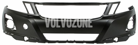 Přední nárazník P3 (-2013) XC60 bez otvorů pro ostřikovače, bez děr pro parkovací senzory