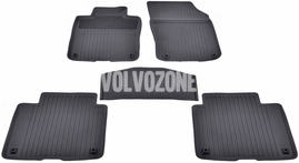 Gumové rohože SPA S90 II/V90 II(XC) - černo-šedé (OEM)