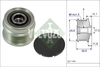 Volnoběžka alternátoru 150A P1 5 válec (starý typ Denso) C30/C70 II/S40 II/V50