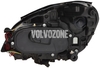Světlomet pravý xenon P3 (-2013) S60 II/V60 D3S natáčecí