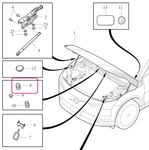 Bonnet Bump STOP Volvo 80000489