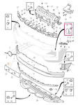 Bumper BRACKET Inner Right Volvo 80000552