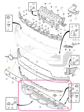 PROTECTING PLATE Volvo 80001714 (OEM)